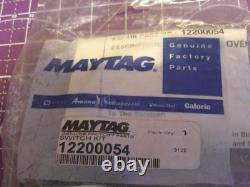12200054 Whirlpool Jenn-Air Oven Range White Fan Switch 2 Wire Maytag 12200054 Whirlpool Jenn-Air Oven Range White Fan Switch 2 Wire Maytag