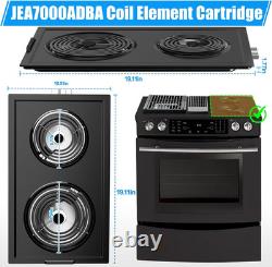 2 PACK JEA7000ADBA Coil Element Cartridge Compatible with Jenn Air Cooktop Rep