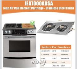 2 pcs JEA7000ADSA Coil Element Burner Cartridge Replace JennAir Range Stove