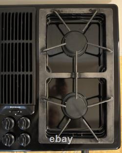 30 Jenn Air Black Downdraft Cooktop JGD8130ADB 2 Burners Grill Tested Video