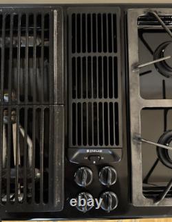 30 Jenn Air Black Downdraft Cooktop JGD8130ADB 2 Burners Grill Tested Video