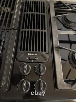 30 Jenn Air Black Downdraft Cooktop JGD8130ADB 2 Burners Grill Tested Video