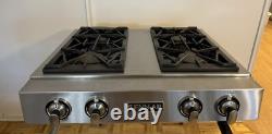 30 Jenn Air Pro Style Stainless 4 Burner Gas Cooktop Range JGCP430ADP TESTED