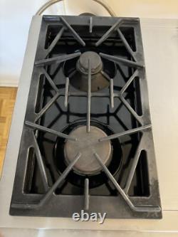 30 Jenn Air Pro Style Stainless 4 Burner Gas Cooktop Range JGCP430ADP TESTED