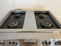 30 Jenn Air Pro Style Stainless 4 Burner Gas Cooktop Range JGCP430ADP TESTED