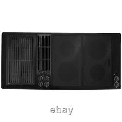 45 Jenn-Air 3-Bay Black Downdraft Cooktop with 4 Burners Radiant Glass JED8345ADB 45 Jenn-Air 3-Bay Black Downdraft Cooktop with 4 Burners Radiant Glass JED8345ADB