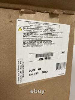 Genuine Whirlpool W10768190 Range Downdraft Vent Ductless Vent Kit OEM part New