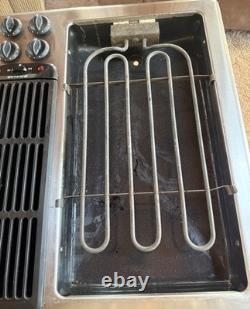 Jenn Air 30 Electric Cooktop Black Burner + Griddle Downdraft JED8230ADS