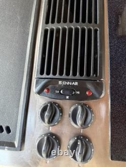 Jenn Air 30 Electric Cooktop Black Burner + Griddle Downdraft JED8230ADS