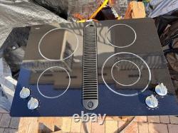 Jenn Air 30 Electric Cooktop JED8430BDB 4-Burner With Downdraft Vent Radiant