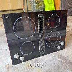 Jenn Air 30 Electric Cooktop JED8430BDB 4-Burner With Downdraft Vent Radiant