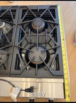 Jenn-Air 36 6 Burner Gas Rangetop Cooktop JGCP636ADP12 Stainless Steel Tested