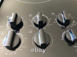 Jenn Air 36 Black Electric Downdraft Cooktop Five Burners JED3536WB04 TESTED