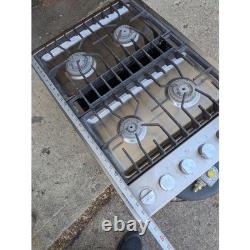 Jenn-Air 4-Burner 30 Downdraft Natural Gas Cooktop JGD3430BS00 UNTESTED
