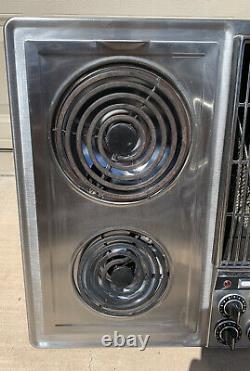 Jenn Air C-202 Electric Downdraft Vent Cooktop 30 Stainless Range Stove Top