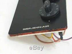 Jenn-Air CVE4370B Range Right Side Eye Burner Electric Control 2 Knob Panel