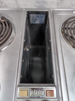 Jenn Air Cooktop 29 Electric Stainless Removable Burners Vintage UNTESTED