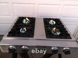 Jenn Air Cooktop 30 Pro Style Stainless Gas CCGP2420P TESTED