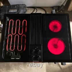 Jenn-Air Downdraft 30 Electric Cooktop CVE4270B 2 Burner with Grill Test Video