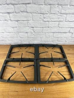 Jenn Air Dual Fuel Range Set Of 4 Top Grates 74006014, 74006011 From Jds8850aas