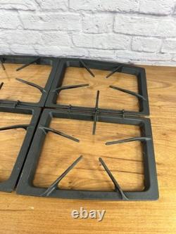 Jenn Air Dual Fuel Range Set Of 4 Top Grates 74006014, 74006011 From Jds8850aas