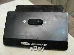 Jenn Air Fan/Light Switch Range 4 tab Black