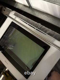 Jenn-Air Glass Stove Range Door Off A JES9860BAW White Color Stainless handle