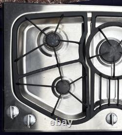 Jenn-Air JGC8536ADS 36 Stainless Gas Cooktop 21 9/16 Deep GREAT CONDITION