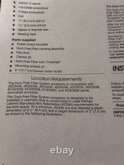 Jenn-Air KitchenAid JDA7000WX Downdraft Duct-free Install Kit