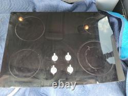 Jenn-Air Maytag JEC8430ADB 30 Electric Downdraft Cooktop Black Glass 4 Burner