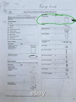 Jenn-Air Range Cooker RangeHood Charcoal Filter Stainless Steel Color W11197817