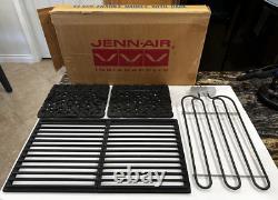 Jenn-Air Range Grill Set #800862-3 Blade Heat Element, 2 Grates & 2 Lava Rocks