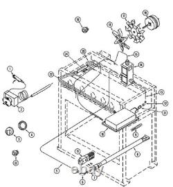 Jenn-Air Range Oven Bake Burner Tube OEM Part# 73001036 USED EXCELLENT