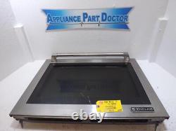 Jenn-Air Range W11281831 WPW10541888 W11234410 Door Assy SS with Badge Used