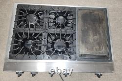 Jenn-Air Stainless Steel Gas 3 Bay Cooktop CCGP2720P Tested With Griddle 36 Inch
