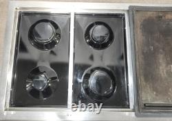 Jenn-Air Stainless Steel Gas 3 Bay Cooktop CCGP2720P Tested With Griddle 36 Inch