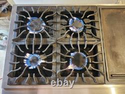 Jenn-Air Stainless Steel Gas 3 Bay Cooktop CCGP2720P Tested With Griddle 36 Inch