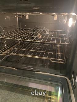 Jenn Air White Dual-Fuel Freestanding Pizza Double Oven Gas Convection Range