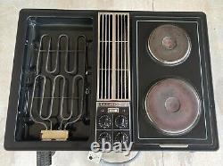 Jenn-Air model C228 Convertible downdraft cooktop with all accessories black