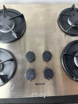 Jenn-air 30 Gas Cooktop Stainless 4 Burner JGC7430 Range Euro Style Propane