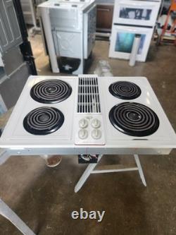 Jenn air downdraft cooktop white coils cve4270w
