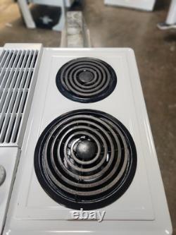 Jenn air downdraft cooktop white coils cve4270w