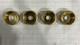 JennAir Set of 4 Control Knob Bezels for Range Oven Brass W11323068 (READ)