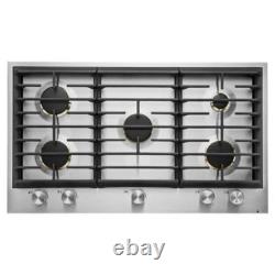 New JennAir JGC3536GS 36 Inch Wide 5 Burner Gas Cooktop