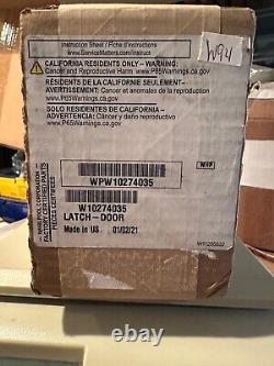 OEM Genuine Jenn-Air Range Door Latch Lock Assembly, WPW10274035 NEW IN SEAL BOX