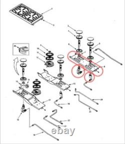 OEM Jenn-Air 73001281-73001418 Range Burner Main Jet Holder/Hanger Burner