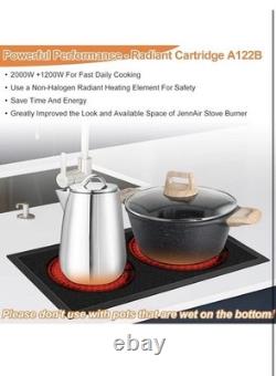 Radiant Cartridge A122B, Compatible with Jenn-Air Series Cook-Tops JEA8120ADB NEW