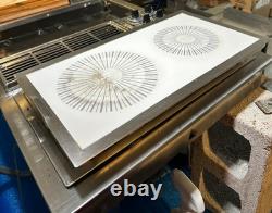 Rare Jenn-Air Vintage White Glass Burner Cartridge for Cooktop Range