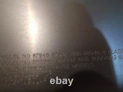 Rare jennair model 87946 and 87847 white glass top cartridge for cooktop range