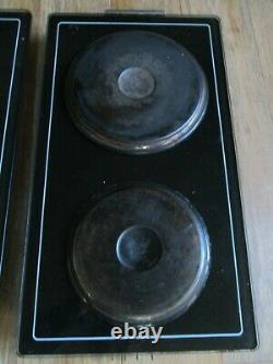 Set of 2 Vintage JENN AIR Range Euro Glass Cartridge Cook Top Element A105